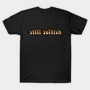 Tiktok Peach Orange Still Softish Sticker T-Shirt